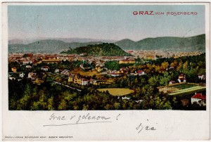 MUO-034504: Graz - Panorama s Rosenberga: razglednica