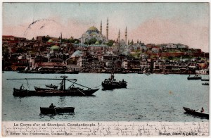 MUO-008745/974: Turska - Istambul;  panorama s mora: razglednica