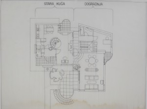MUO-055912: Kuća Tomić: arhitektonski nacrt