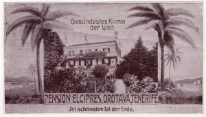 MUO-026210: Pension Elcipres, Orotava, Tenerife: poštanska marka