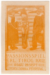 MUO-026133/10: Passionsspiel erl. Tirol 1912.: poštanska marka