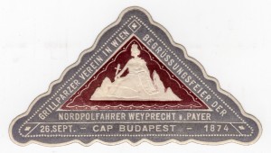 MUO-026098/05: Nordpolfahrer Payer v. Weyprecht CAP BUDAPEST: poštanska marka