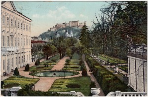 MUO-034842: Austrija - Salzburg; Park Mirabell: razglednica