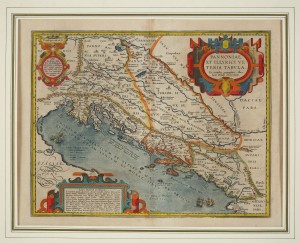 MUO-057041: Zemljovid Panonije i Ilirika: zemljopisna karta