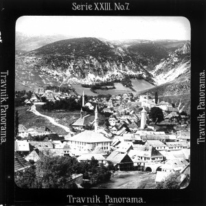MUO-035113/12: BiH - Panorama Travnika: dijapozitiv