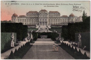 MUO-035968: Austrija - Beč; Dvorac Belvedere: razglednica