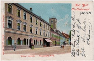 MUO-034787: Austrija - Bad Hall; Hauptplatz br.3: razglednica