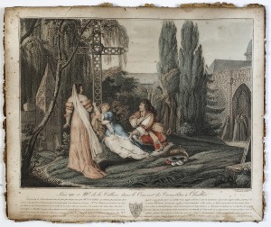 MUO-025282: Luj XIV. i Vojvotkinja de la Valliere u samostanu karmelićanki: grafika