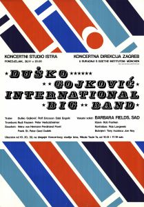MUO-052362: Duško Gojaković - International Big Band: plakat