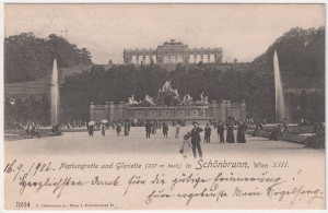 MUO-032282: Beč - Schönbrunn; Glorijet: razglednica