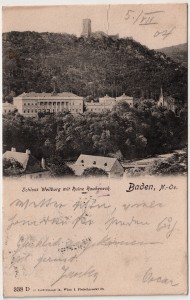 MUO-034220: Baden kod Beča - Ruševine Rauhenecka: razglednica