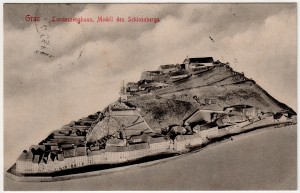 MUO-034494: Graz - Model Schlossberga: razglednica