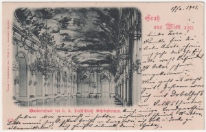 MUO-034580: Beč -  Schönbrunn; Dvorana: razglednica