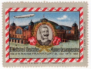 MUO-026196: N. Wettstreit Deutscher Männer Gesangvereine: poštanska marka