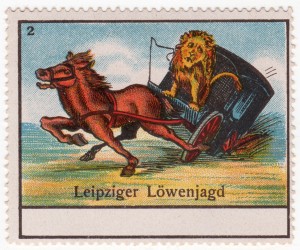 MUO-026126/02: Leipziger Löwenjagd: poštanska marka