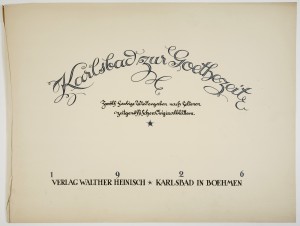 MUO-056636/02: Karlsbad zur Goethezeit: naslovni list