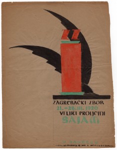 MUO-035174: zagrebački zbor 21.-28.III.1926 veliki proljetni sajam u Zagrebu: nacrt za plakat