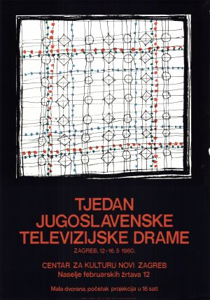 MUO-052199: Tjedan jugoslavenske televizijske drame: plakat