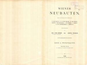 LIB-000235: Neubauten, Wiener. I. Bd.