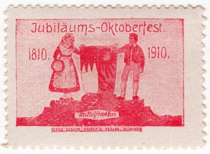MUO-026083/13: Jubiläums - Oktoberfest 1810 - 1910 Mittelfranken: poštanska marka