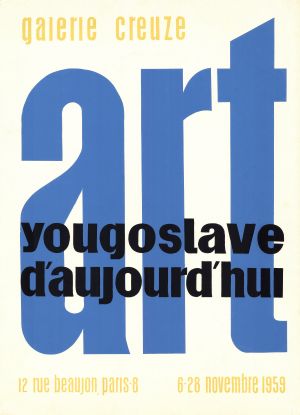 MUO-045501: Art Yougoslave d'Aujourd'hui: plakat