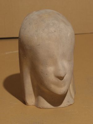 MUO-038451: "Glava djevojke": skulptura