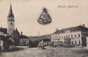 MUO-035216: Marija Bistrica - Trg: razglednica