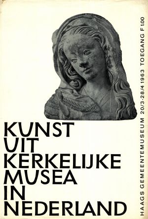 MUO-022159: KUNST UIT KERKELIJKE MUSEA IN NEDERLAND: plakat