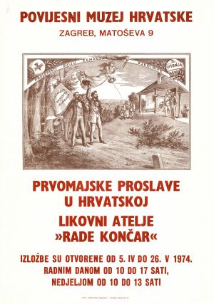 MUO-020480: Prvomajske proslave u Hrvatskoj: plakat