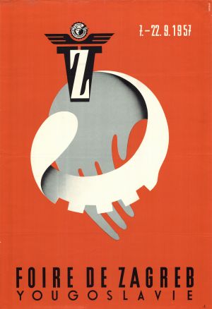 MUO-027221: Foire de Zagreb, Yougoslavie 1957: plakat