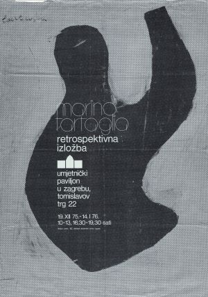 MUO-028153: Marino Tartaglia, retrospektivna izložba: plakat