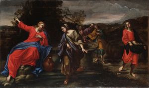 MUO-016289: Krist i Samarićanka: slika