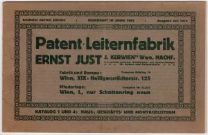 MUO-021070: Patent-Leiternfabrik Ernst Just...: katalog