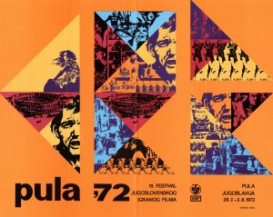 MUO-028111: Pula'72, 19. festival jugoslovenskog igranog filma: plakat