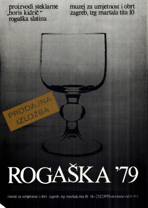 MUO-022518: prodajna izložba ROGAŠKA '79: plakat