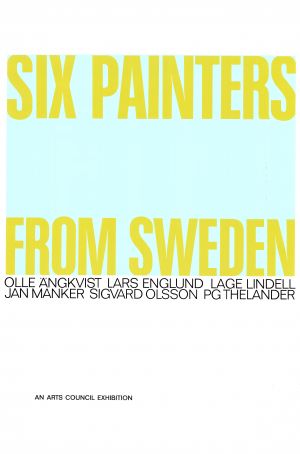 MUO-027398: Six painters from Sweden: plakat