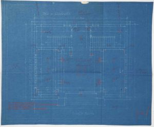 MUO-044402/27: Paviljon Kraljevine SHS za EXPO u Parizu 1925.: arhitektonski nacrt