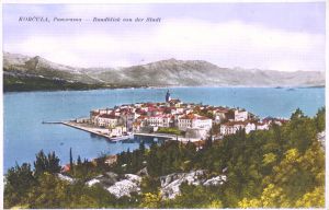 MUO-033039: Korčula - Panorama: razglednica