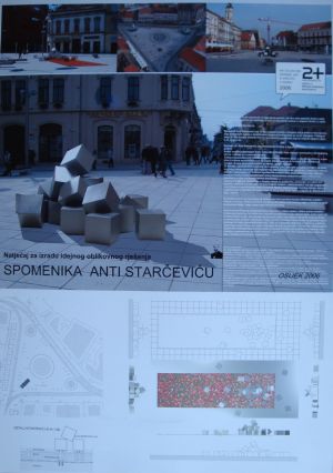 MUO-047218: Spomenik Anti Starčeviću, Osijek: projekt