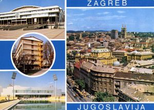 MUO-035800: Zagreb - Četiri vedute: razglednica