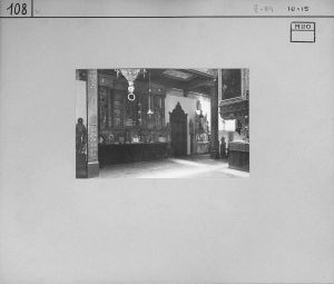 FOTO-00108: oltar; skulptura; atrij MUO; stalni postav MUO ( 1931. )