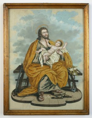 MUO-004600: Sv. Josip s Isusom: posvetna slika