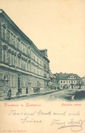 MUO-008745/1708: Karlovac - Senjska ulica: razglednica