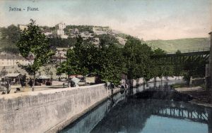 MUO-008745/991: Rijeka - Rječina s pogledom prema Trsatu: razglednica