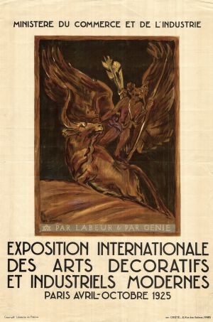 MUO-020626/01: PARIS 1925 EXPOSITION INTERNATIONALE: plakat