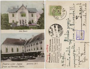 MUO-032199: Varaždinske Toplice - Vila Bauer i gostiona: razglednica