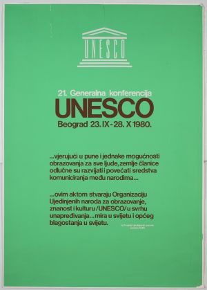 MUO-050150: UNESCO: plakat