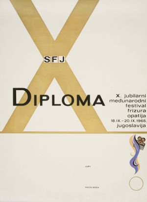 MUO-048319: X. međunarodni festival frizura: diploma