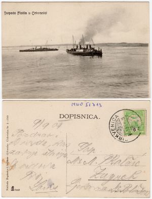 MUO-051713: Crikvenica - torpedo Flotila: razglednica