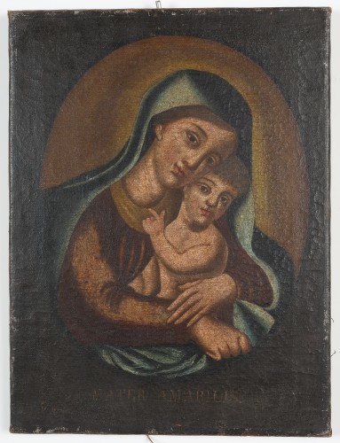 MUO-025453: Bogorodica s djetetom: slika